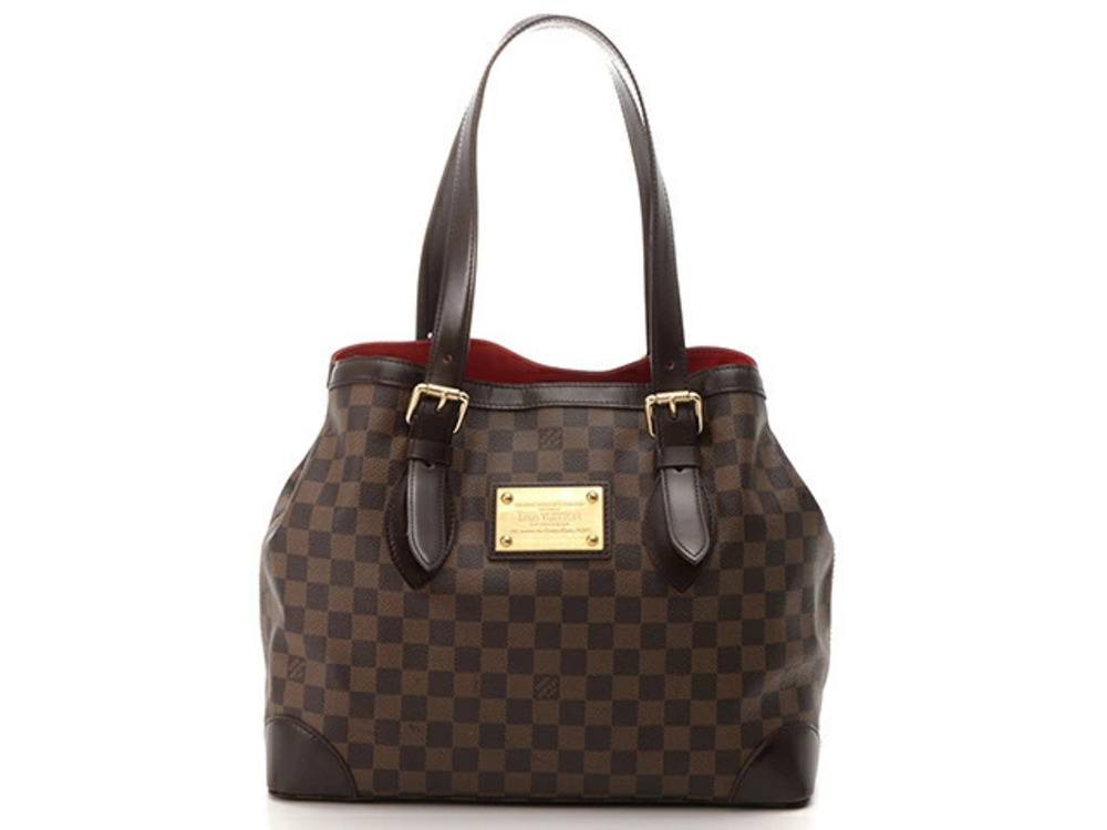 LOUIS VUITTON Hampstead Damier Ebene Brown Tote Bag